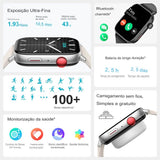 ColMi C8 Max – Smartwatch com Chamadas de Voz e Tela Grande