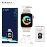 ColMi C8 Max – Smartwatch com Chamadas de Voz e Tela Grande